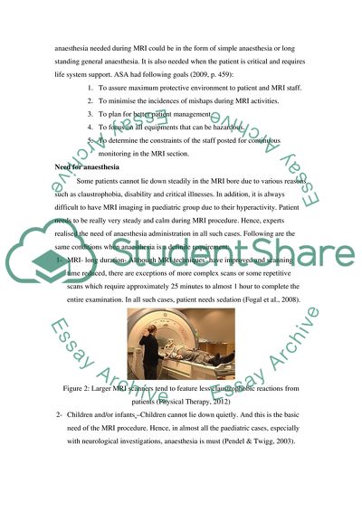 Anaesthesia in the MR Environment-Minimum Requirements