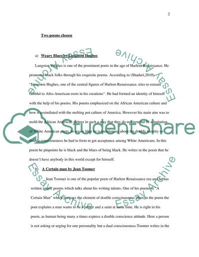 Harlem Renaissance Poets