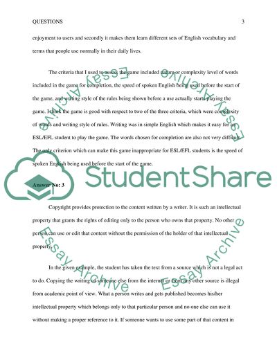 Major Questions on Education