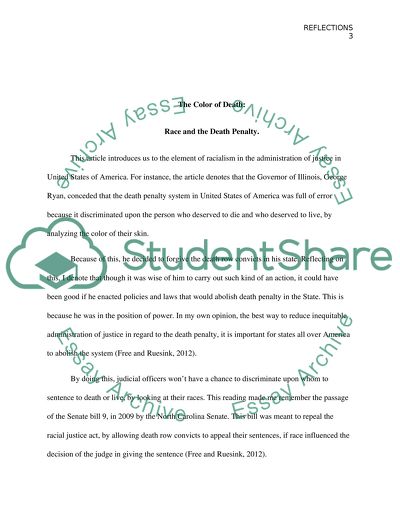 Reading reflection 9