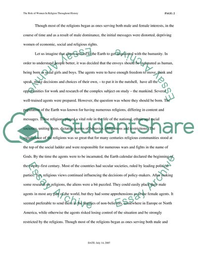 The Role of Women in Religion throughout History