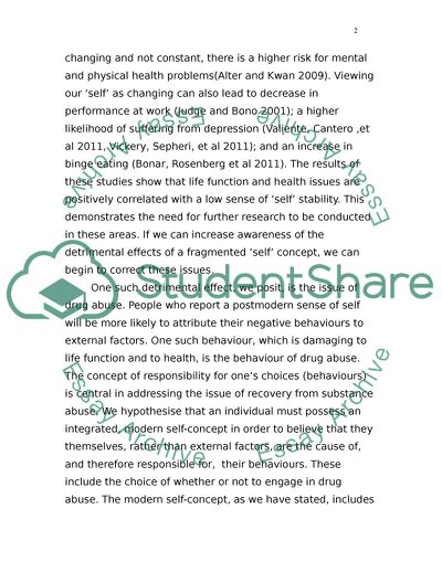 Modern Self-Concepts