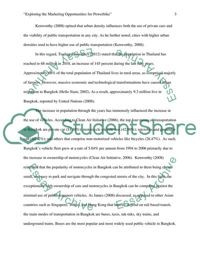 The Case of Bangkok Bicycle Market