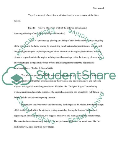 FGM and Vulvas With a Difference