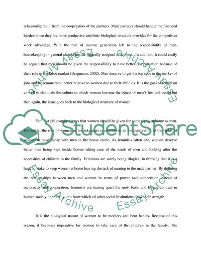 Arguments for Anti-Feminism