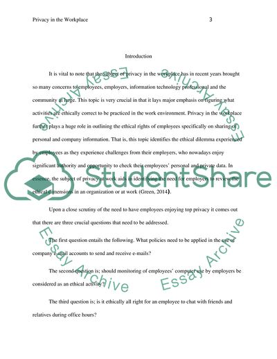 Ethical Issues in Technology