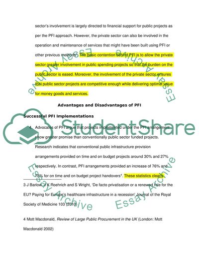 Private Finance Initiative