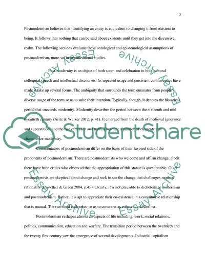 The Ontological and Epistemological Assumptions