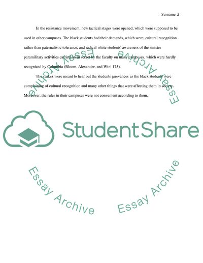 The American Students Movement