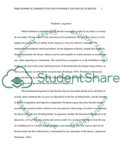 Philosophical Perspectives on Economics and Social Science (ECON/PHIL 3620)