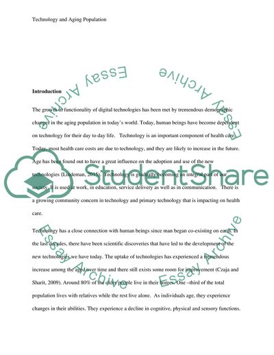 The Positive and Negative Effects of Technology on the Aged