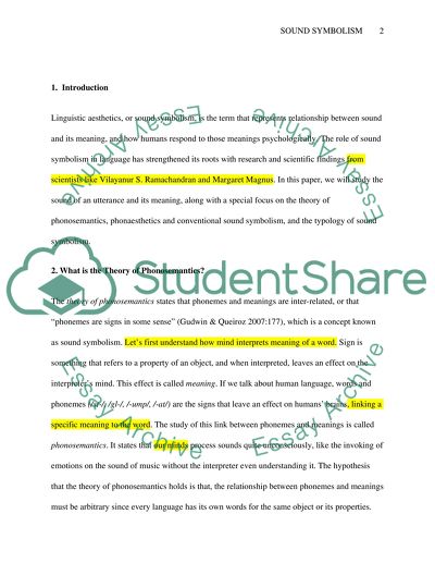 The Sound of an Utterance and Its Meaning