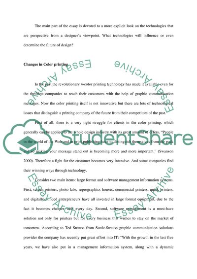 Technology and Design Industry