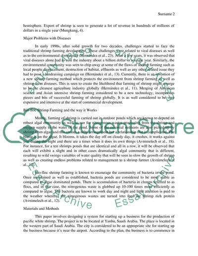 Re-circulating Aquaculture Biofloc Systems in Deserts
