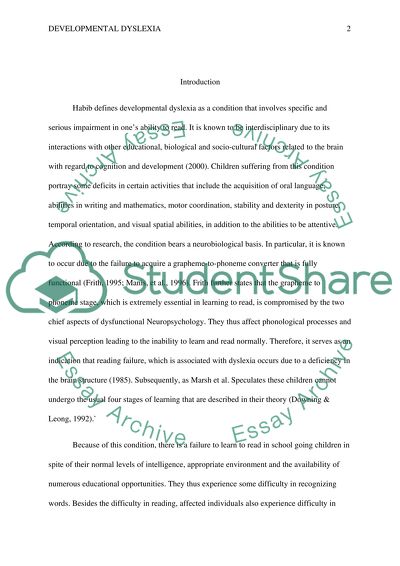 Developmental Dyslexia Occurs Mostly as a Result of Deviance and not Delay