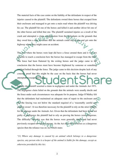 Case Analysis (Legal Methods)