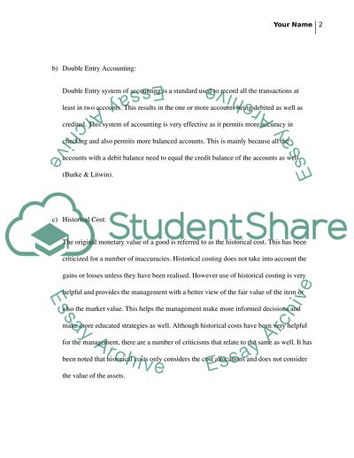Introduction, Review of Accounting Process and Financial Statements case assignment 1