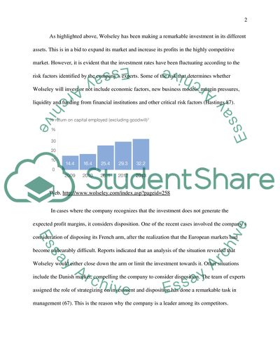 Asset Management at Wolseley