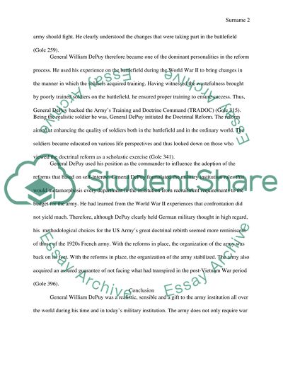 The Army Reforms in Europe and America