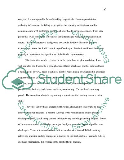 A Career in Pharmacy