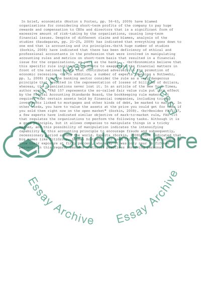 Deficiency of Ethical and Professional Accountants