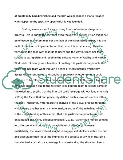 Charlotte Beers at Ogilvy & Mather Worldwide