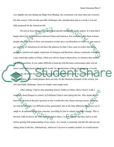 My American Scholarly Experience