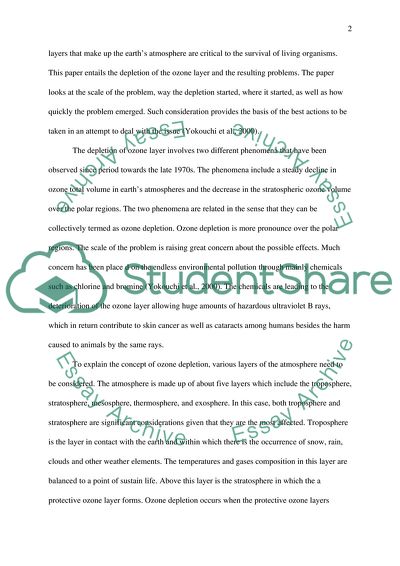 Approaches to Environmental Management Policy: Ozone Layer Depletion