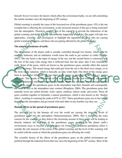 Global Warming: Causes, Effects, and the Future