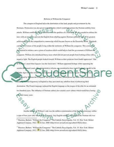 William the conqueror