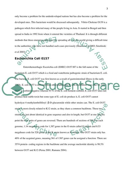 The Growth of Harmful Bacteria