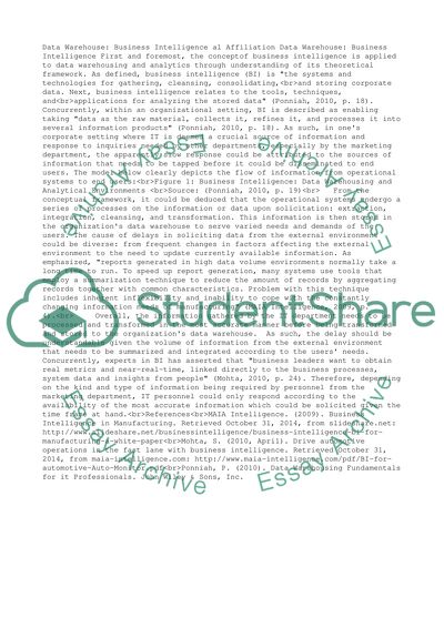 W1 Asig Datawarehouse