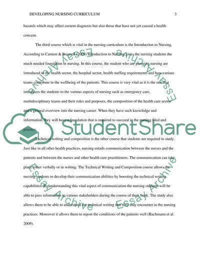 Nursing education/ Developing Nursing Curriculum