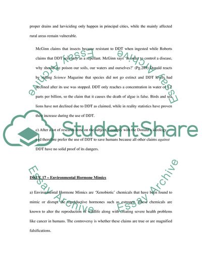 Environmental Issues