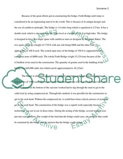 Engineering Accomplishment of the Forth Bridge