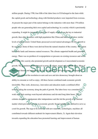 Long Run US Economic Growth