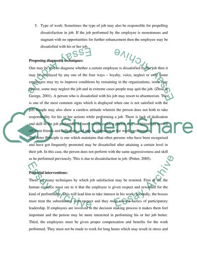 Defining the Problem of Job Satisfaction