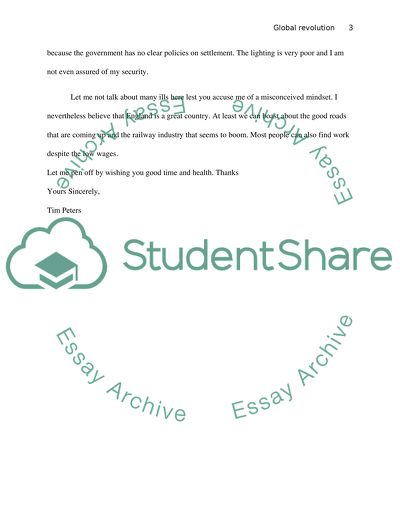 Global Issues- Global Revolution