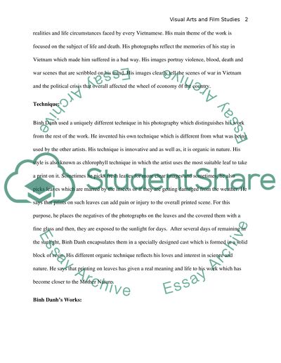 The Inspiration of Binh Danh