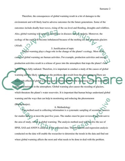 The Effects of Global Warming