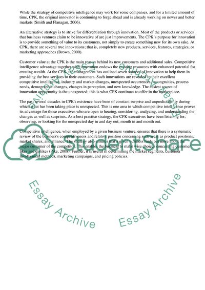 California Pizza Kitchen and Strategic Choices