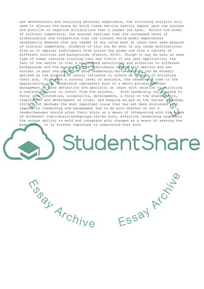 Good Leadership Styles