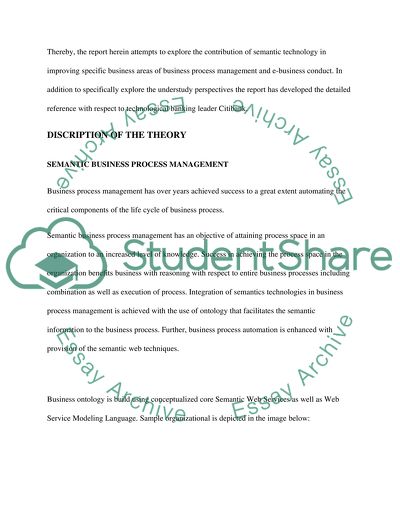 Semantic technology for improving business process management and E-Business