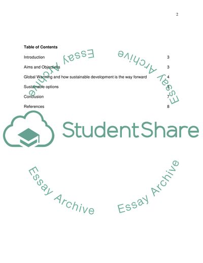 Sustainable Development