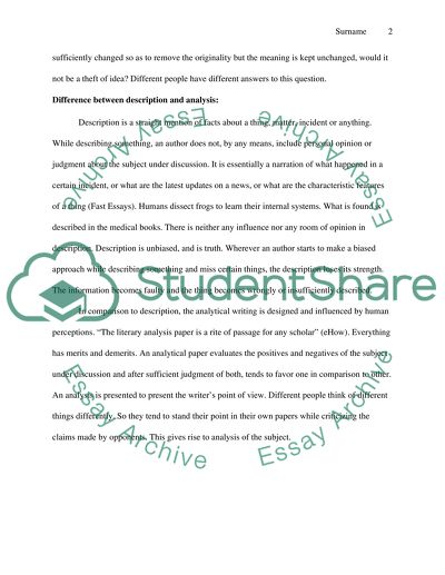 Difference between Originality and Plagiarism