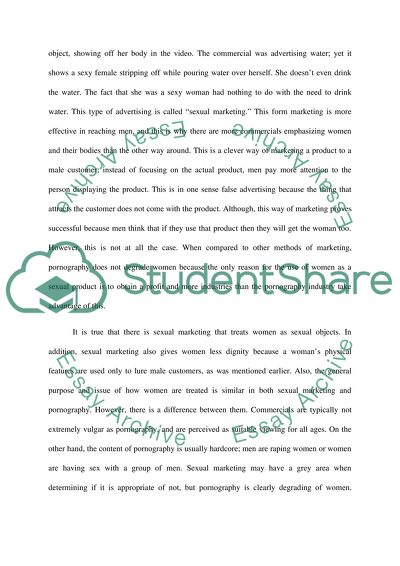 Pornography Degrades Women