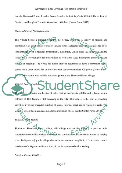Center Parcs UK SWOT Presentation
