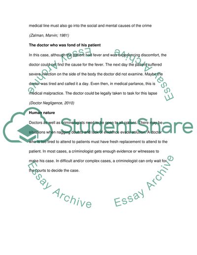 A Heuristic Model of Criminology