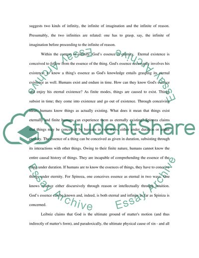 Comparison of the Views of Spinoza and Leibniz on the Nature of God