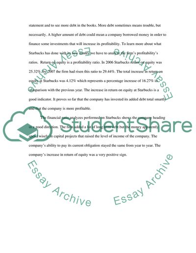 Starbucks Financial Statements